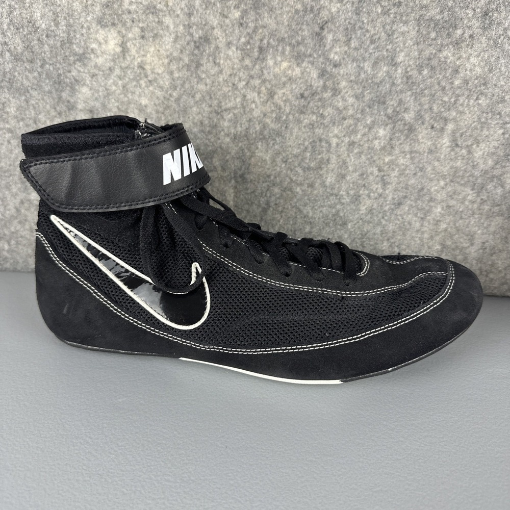 Nike Wrestling Shoes Mens 11.5 Black Inflict 3 Combat Mat Gear 366683-001